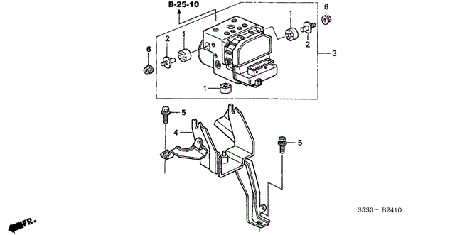 CHASSIS/ABS MODULATOR for 2003 Honda CIVIC HATCHBACK #1