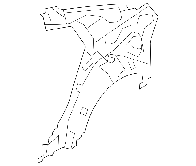 GS3L-71-111A Деталь INNER PANEL, LEFT