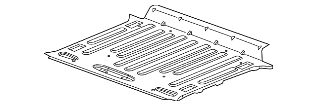 25880821 Деталь REAR FLOOR PAN