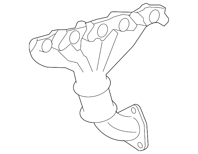 12598548 Деталь EXHAUST MANIFOLD, LEFT