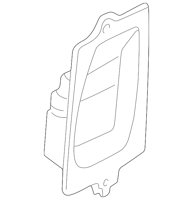 7003A018 SEAT BELT COVER, RIGHT