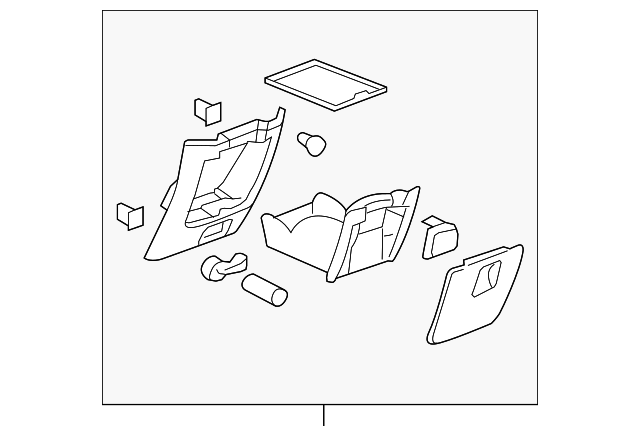 15923168 Деталь CONSOLE ASSY