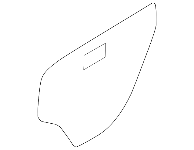 62244AG00A Деталь WATER SHIELD, LEFT