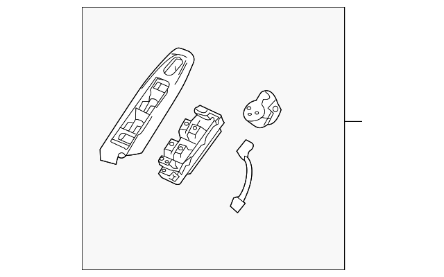 25876089 SWITCH ASSY, RIGHT
