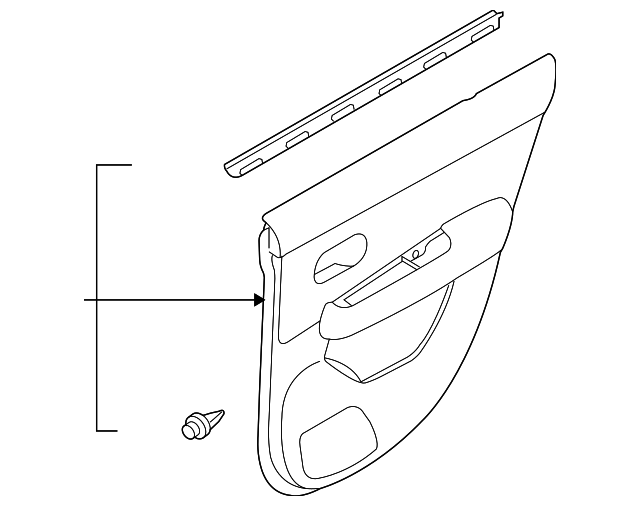 82900-EM51A Деталь TRIM PANEL ASSY, RIGHT