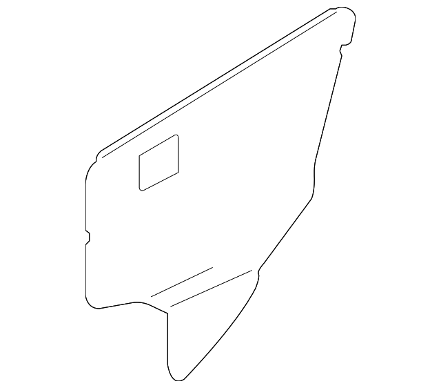 82860-ZW40A Деталь WATER DEFLECTOR, RIGHT