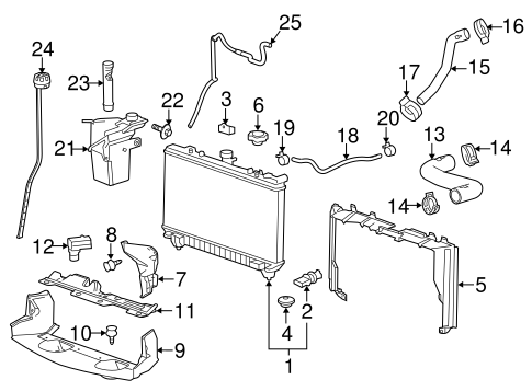 Camaro RADIATOR & COMPONENTS 2