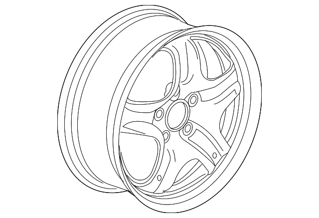 9598032 Деталь WHEEL, STEEL