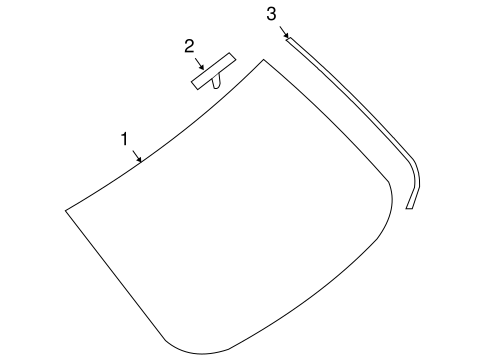 Altima GLASS & HARDWARE - BACK