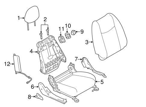 Leaf PASSENGER SEAT COMPONENTS