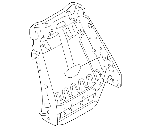 87601-3NA2A Деталь SEAT BACK FRAME