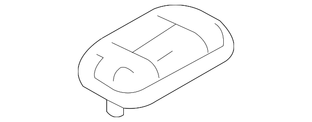 7A2Z-99286B27-A Деталь REAR COVER BUMPER