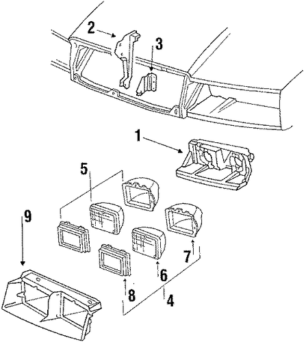 Riviera HEADLAMP COMPONENTS