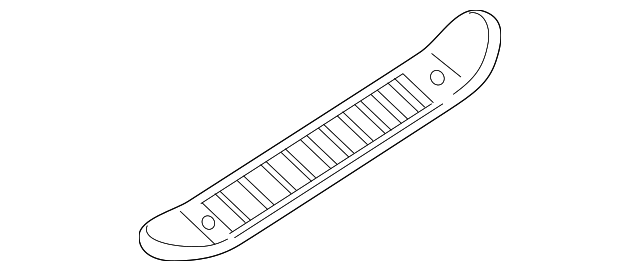 76951-0W700 Деталь STEP PLATE, LEFT