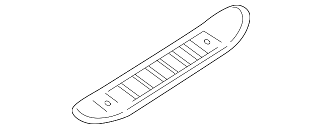 76953-0W700 Деталь STEP PLATE, RIGHT