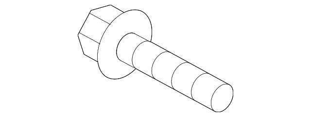MU001501 Деталь SEAT BELT ASSY BOLT, LEFT