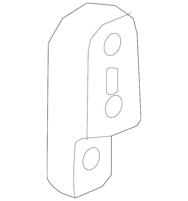 7005A101HA Деталь HEIGHT ADJUSTER COVER, LEFT