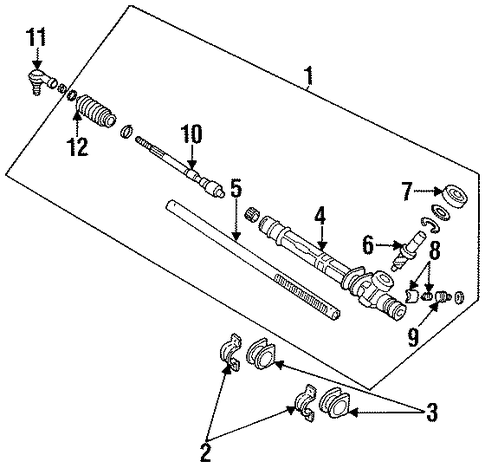 Aspire STEERING GEAR & LINKAGE 4