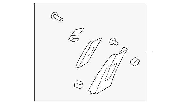 85830-3M000-V2 Деталь UPR CTR PLR TRIM, LEFT