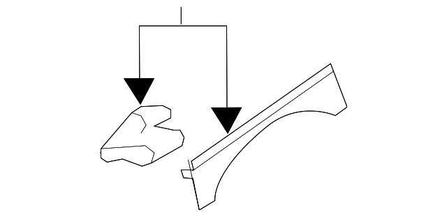 204-680-91-07 Деталь TRIM MOLDING, LEFT