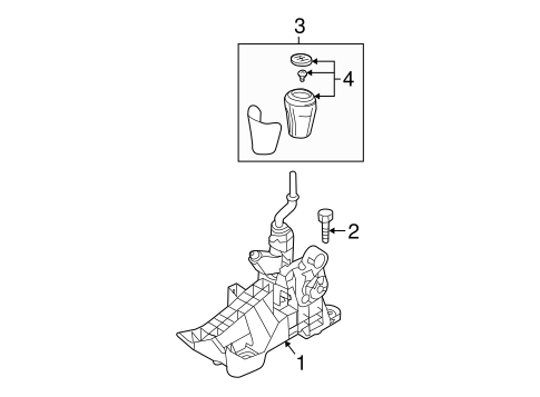 3 TRANSMISSION SHIFT LEVER