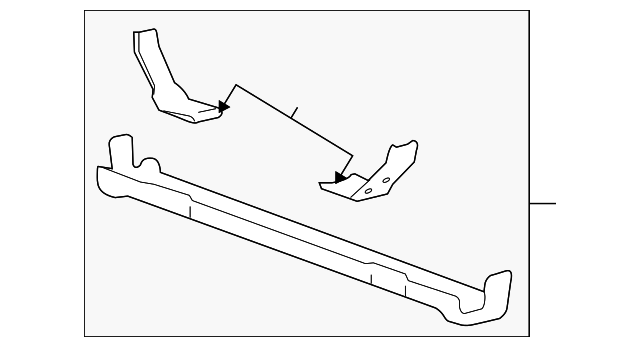 15064484 Деталь LOWER TIE BAR