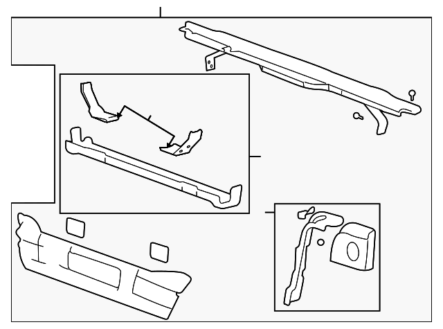 19178315 Деталь RADIATOR SUPPORT