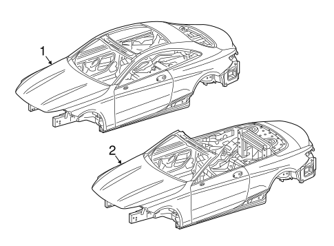 S63 AMG BODY SHELL