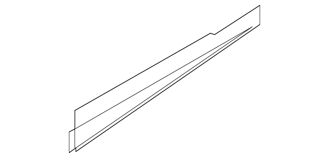 CL3Z-16255A36-AB Деталь STRIPE TAPE, RIGHT