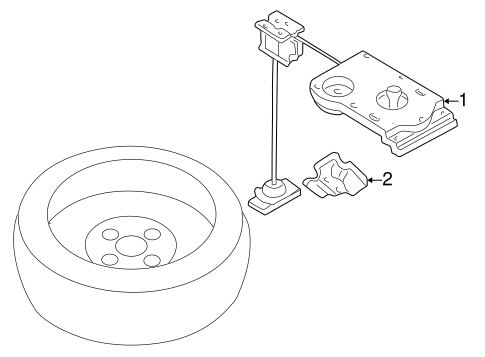 Quest SPARE TIRE CARRIER