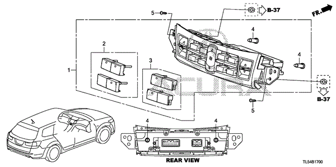 TSX 5-DOOR AUTO AIR CONDITIONER CONTROL