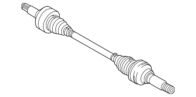 7L8-501-201-B AXLE ASSY, LEFT