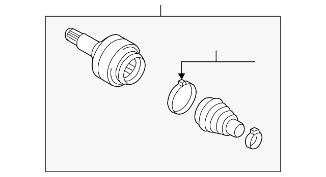 7P0-598-103 INNER JOINT, RIGHT