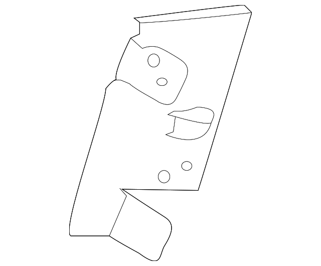 66201SC010 Деталь DISPLAY UNIT BRACKET, LEFT