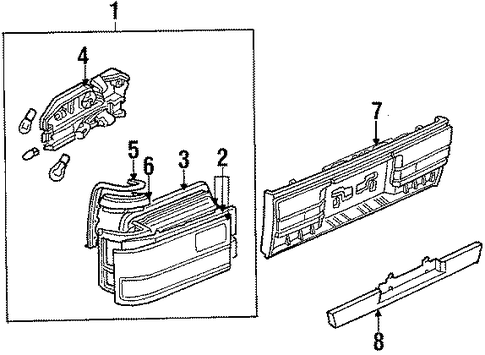 626 REAR LAMPS