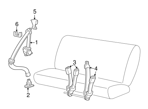 Expedition REAR SEAT BELTS