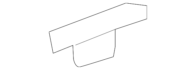 68141170AC Деталь ROOF RACK COVER, LEFT