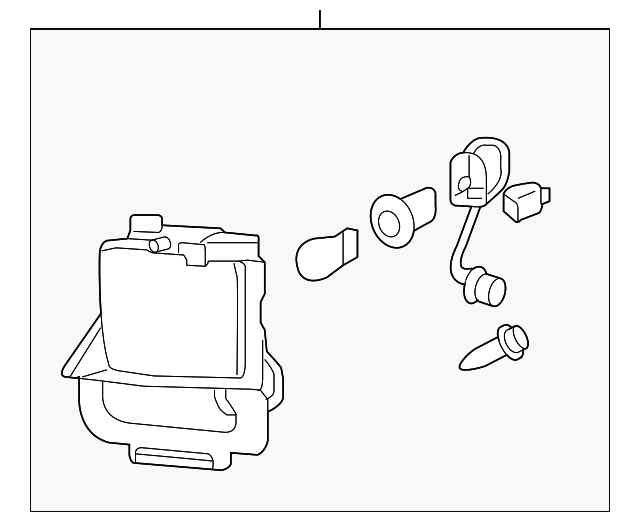 10385986 Деталь SIGNAL LAMP, RIGHT