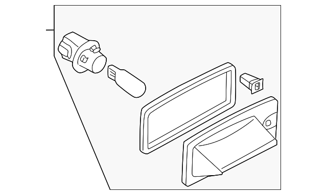 26510-8J000 LICENSE LAMP, RIGHT