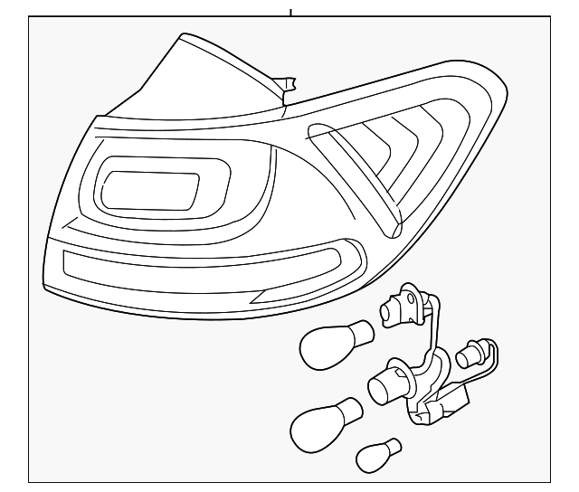 92401-C6000 Деталь TAIL LAMP ASSY, LEFT