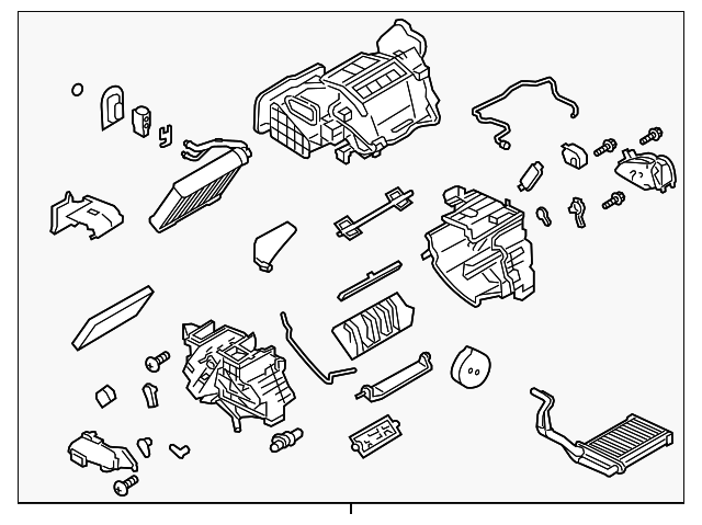 27210-9RA0A Деталь AC & HEATER ASSY