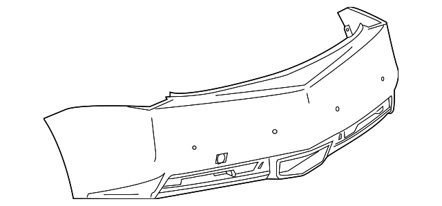 22816693 Деталь BUMPER COVER