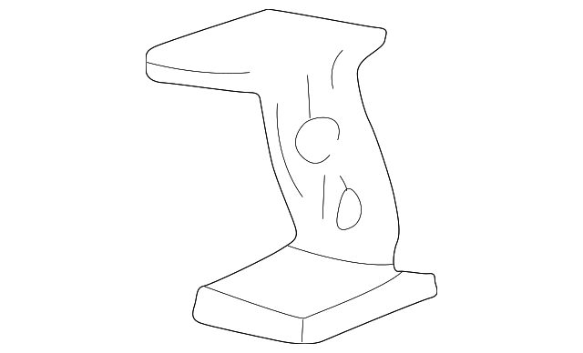 89539-48020 Деталь CONTROL MODULE BRACKET