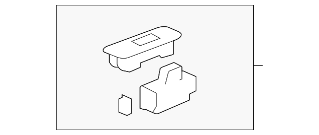 25940455 Деталь SWITCH BEZEL, LEFT