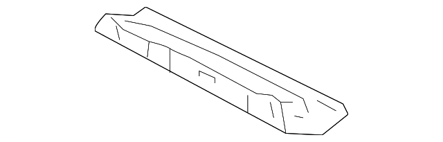 58386-0E030 Деталь REAR BODY PANEL UPPER BRACKET, LEFT