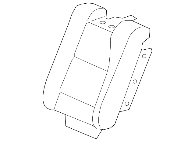 82121-SZN-A31ZC Деталь COVER, R. RR. SEAT-BACK TRIM *NH772L* (L