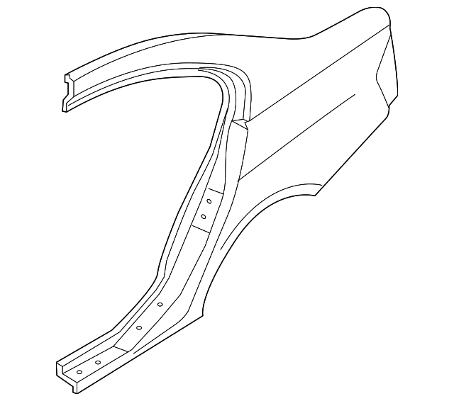 41-21-8-045-826 QUARTER PANEL, RIGHT