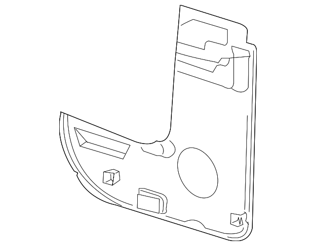 55359357AG Деталь WATER SHIELD, LEFT