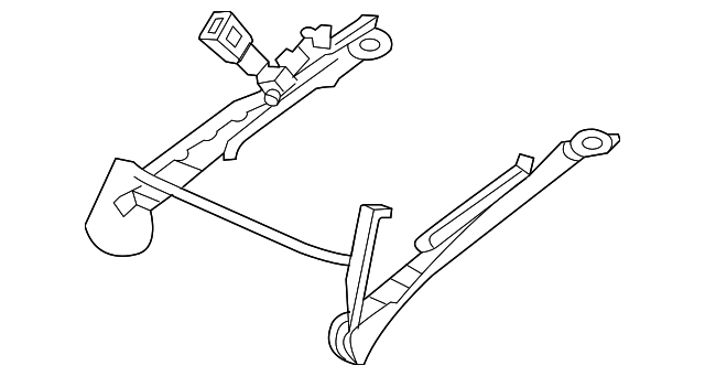5102423AA Деталь SEAT ADJUSTER, LEFT