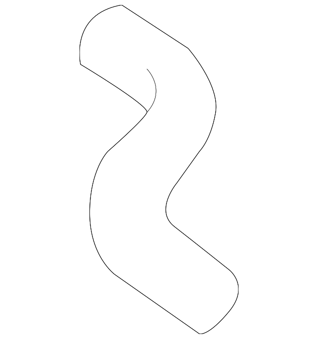 MR571077 UPPER HOSE